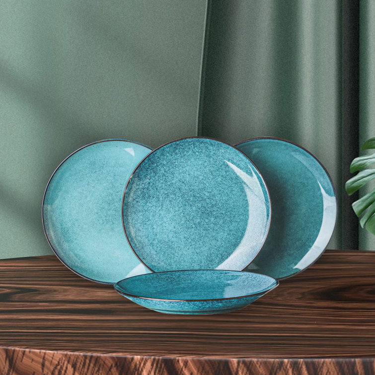 Turquoise plates outlet dinnerware